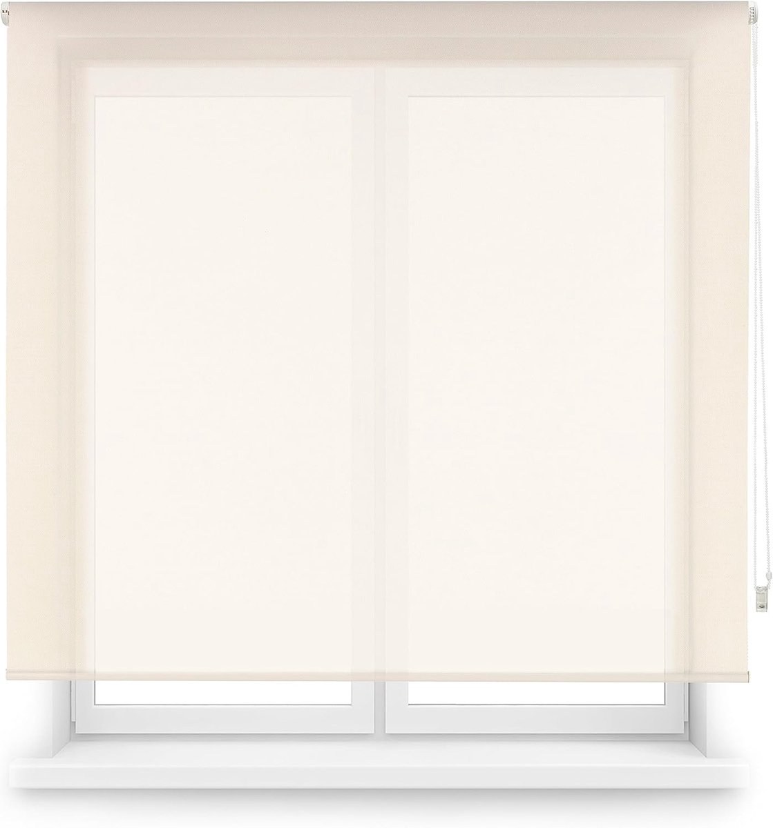 Rolgordijn stof scherm grootte: 140x180 - bescherming tegen verblinding zonder licht in te boeten - eenvoudige montage muur of plafond - rolgordijn venster kleur: make-up