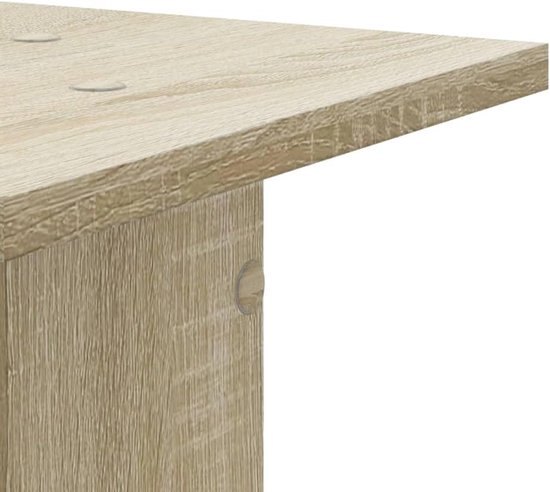 Set van 2 plantenstandaard, Sonoma-eiken, 30 x 30 x 40 cm, bloementafel voor woonkamer, bloemenkruk van houtmateriaal, staand rek voor decoratie — afbeelding 5