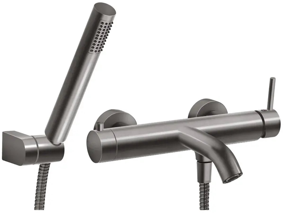 Novaservis Ferro Ciriculus - Badkraan met accessoires, gun metal BCK11GM