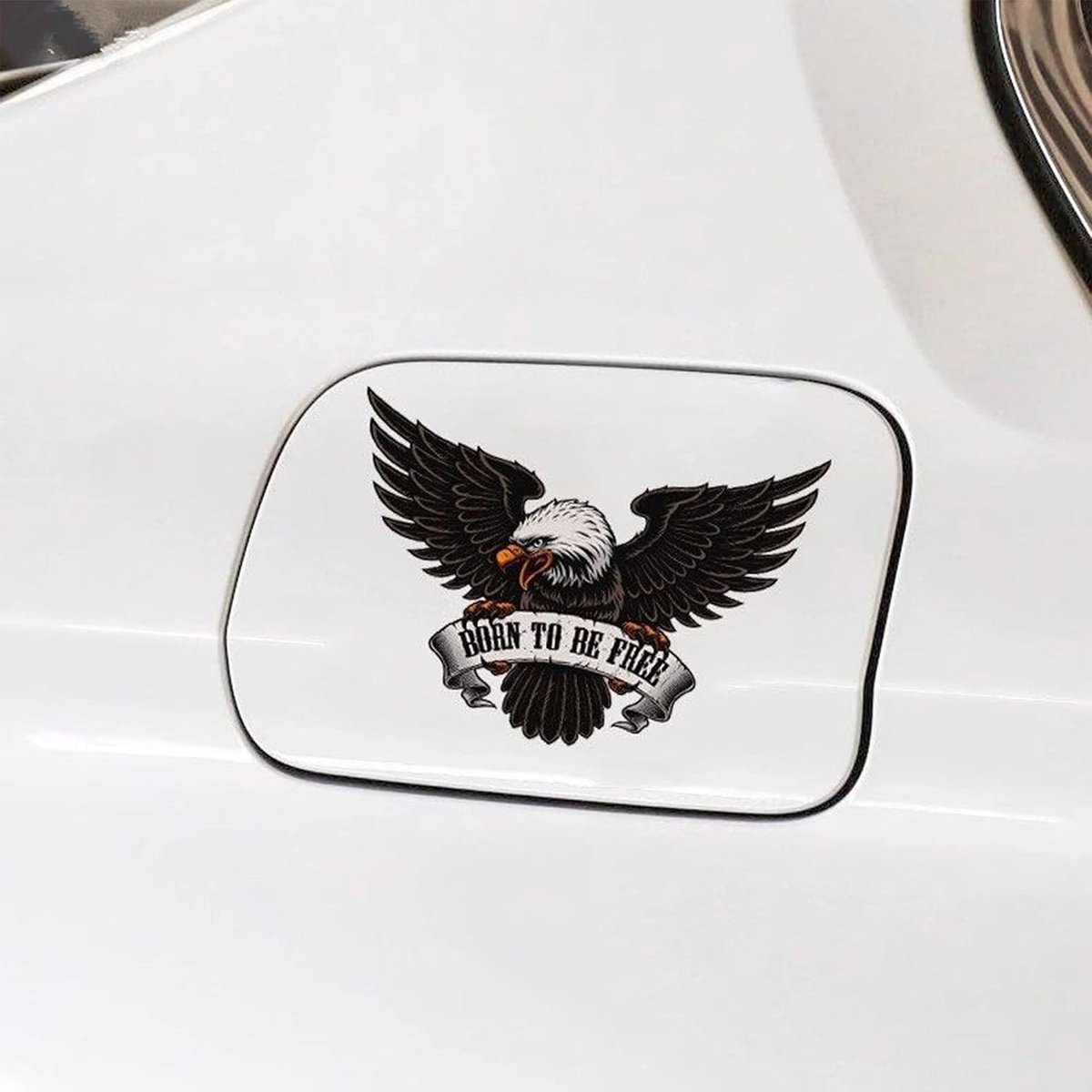2 stuks 3D-adelaarstickers, 12 x 8 cm, 3D-adelaar, autostickers, adelaars, motorfiets, vintage stickers, adelaars, stickers voor terreinmotoren, auto's, skateboards (12 x 8 cm)