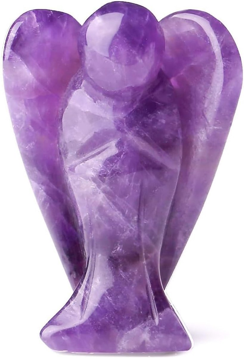 beschermengel figuur - handgemaakte engel van edelsteen helende steen - spirituele geschenken voor vrouwen en mannen - decoratieve beschermengel figuur voor meditatie en genezing - Willow