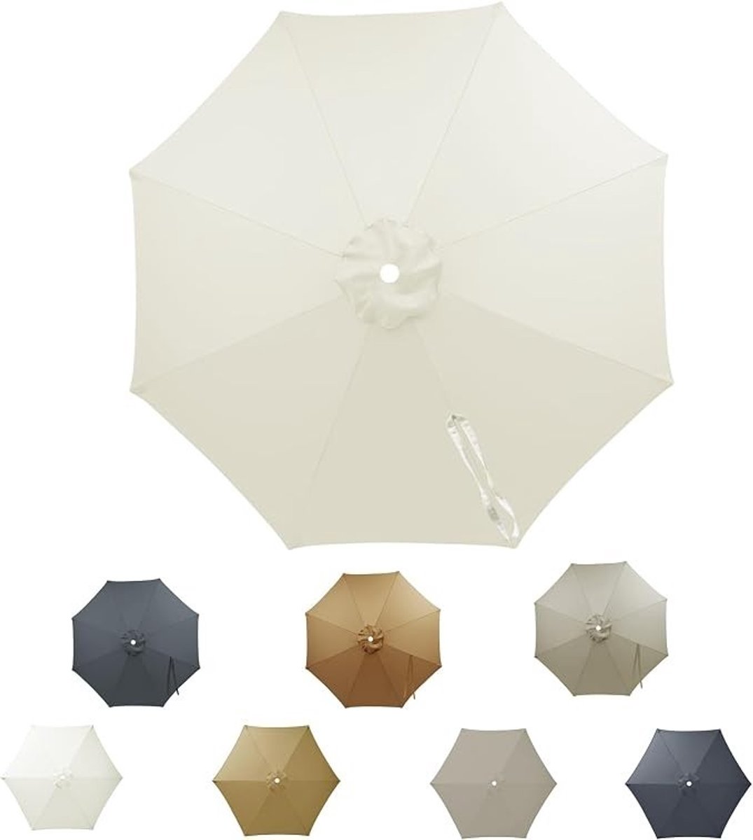 Livatto Parasolhoes 3 m – waterdichte beschermhoes met UV-bescherming voor tuinparasol