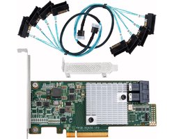 Compatibel met LSI 9300-8i IT-modus met SAS-kabels