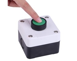 Gemaakt van ABS-materiaal met eenknopsbediening, IP54-bescherming voor automatische poortopeners, duurzaam ontwerp voor binnen- en buitengebruik, groene behuizing