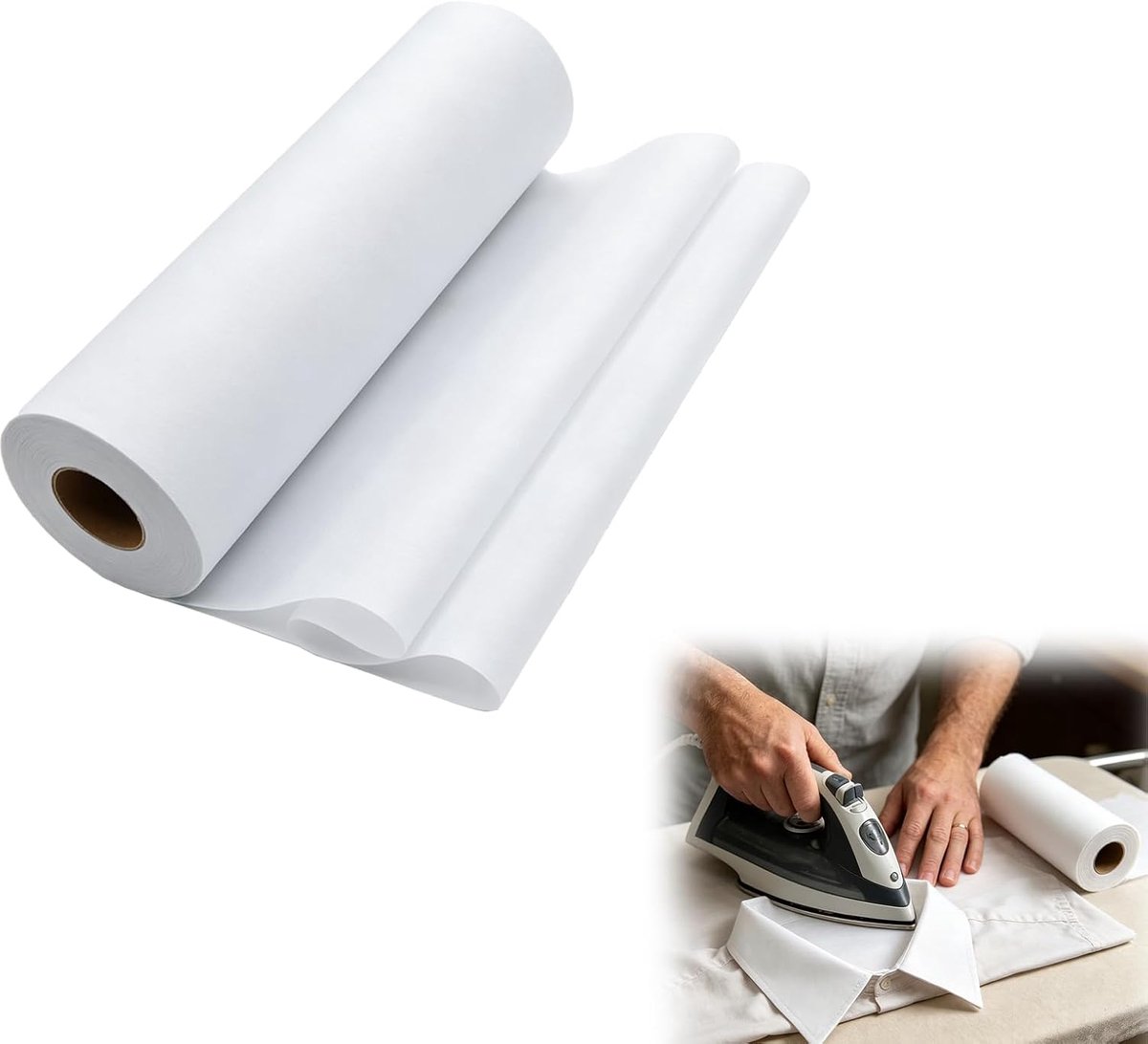 50 g 30 cm x 15 m strijkvlies om op te strijken, licht strijkvlak, strijkvlies voor versterking