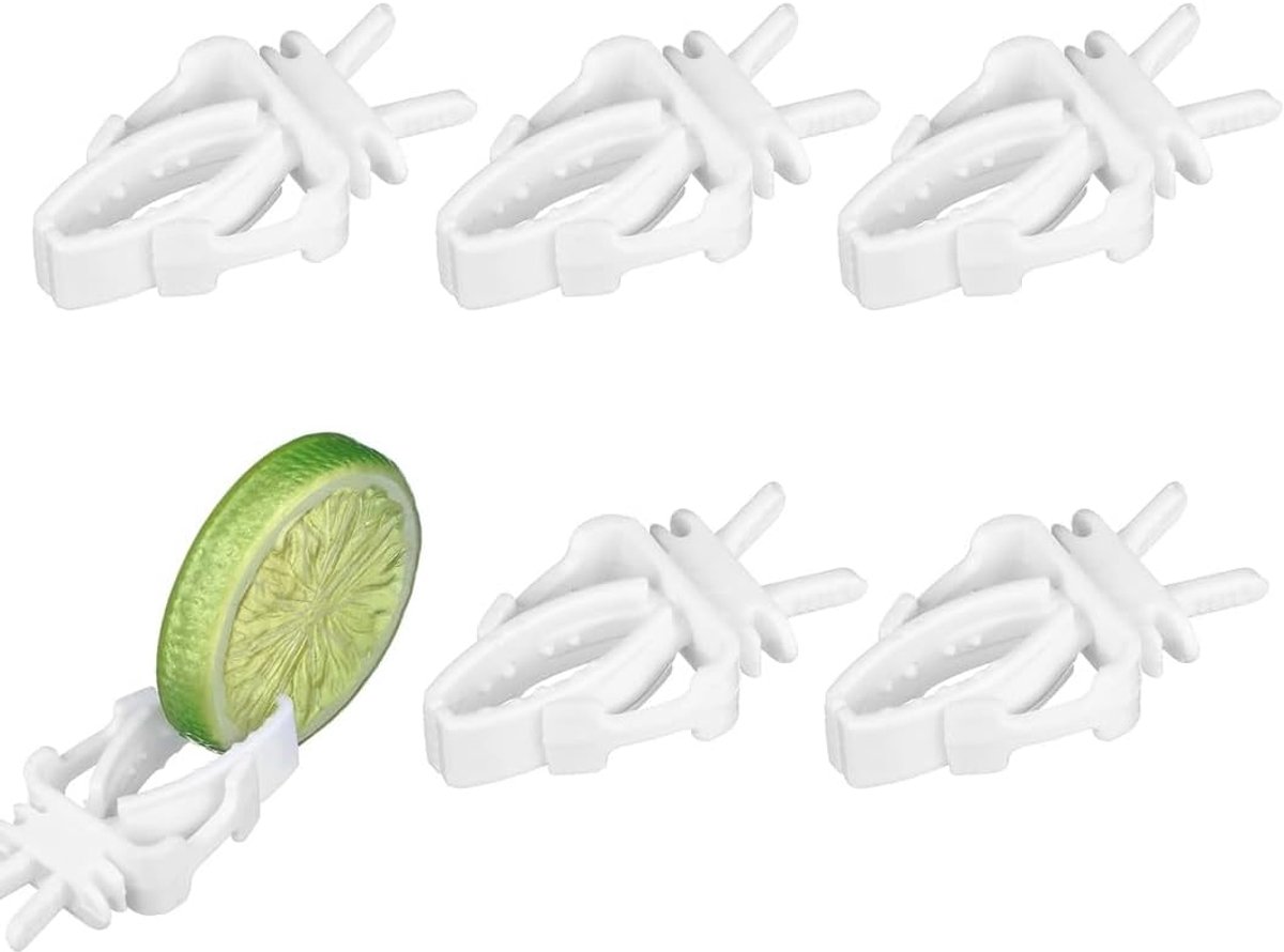 6 stuks vogelkooi-accessoires, vogelkooi, voederhouder, papegaaien, fruit en groente clips, kunststof voederclip voor parkieten, valkparkieten, kaketoe en kleine dieren