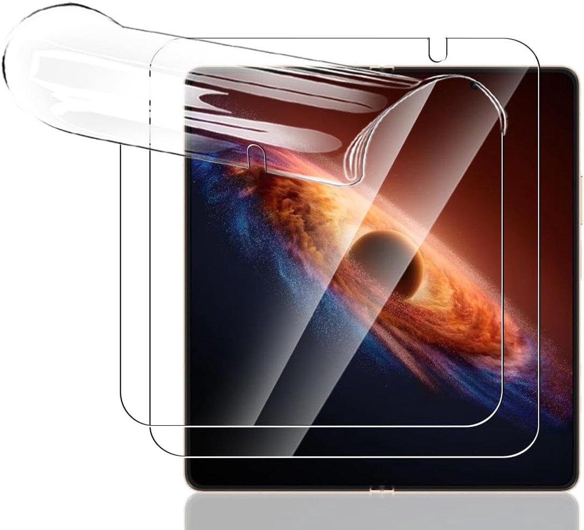 Beschermfolie voor Honor Magic V6 flexibele TPU-folie 2 stuks, niet-pantserglas, luchtbelvrij, zacht, krasbestendig voor Honor Magic V6