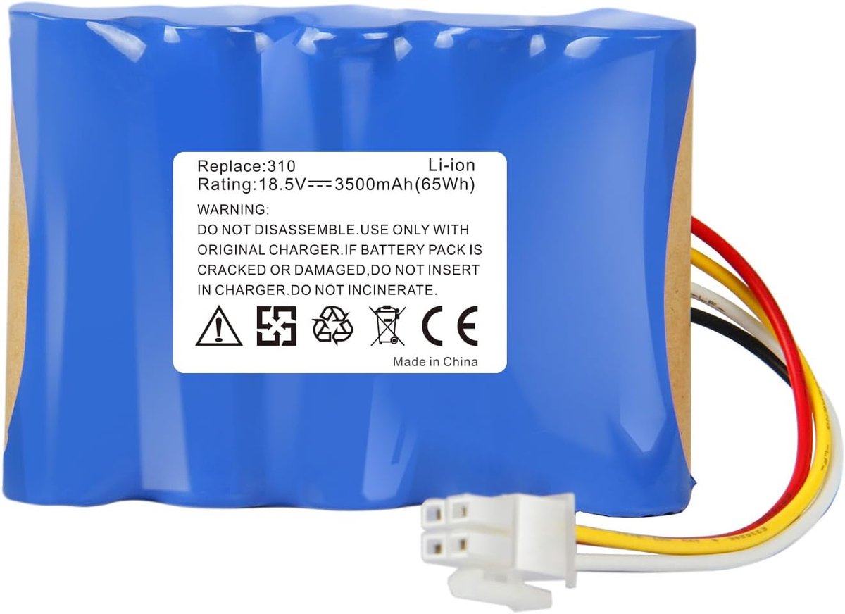 18,5 V 3500 mAh 584 82 28-02 accu voor Husqvarna Automower 310 315 315X 420 430X 450X compatibel met Gardena Sileno Sileno + R100Li, R130Li, R160Li voor Husqvarna Automower 584 tot 84 2 2 8-01 kg. 584