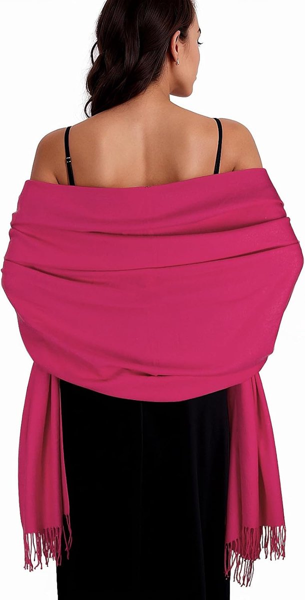 Sjaal voor dames, warme grote sjaal voor dames, voor de winter, voor ceremonie, 16, One Size (Fabrikant maat:ONESIZE)
