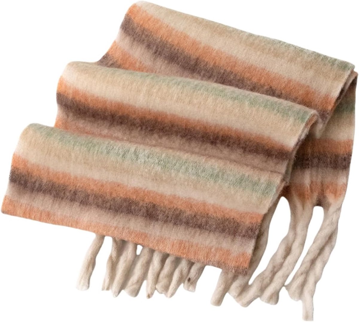 Shawl wraps Mohair Plaid Scarf Women Autumn And Winter Couple Autumn And Winter Neck Shawl