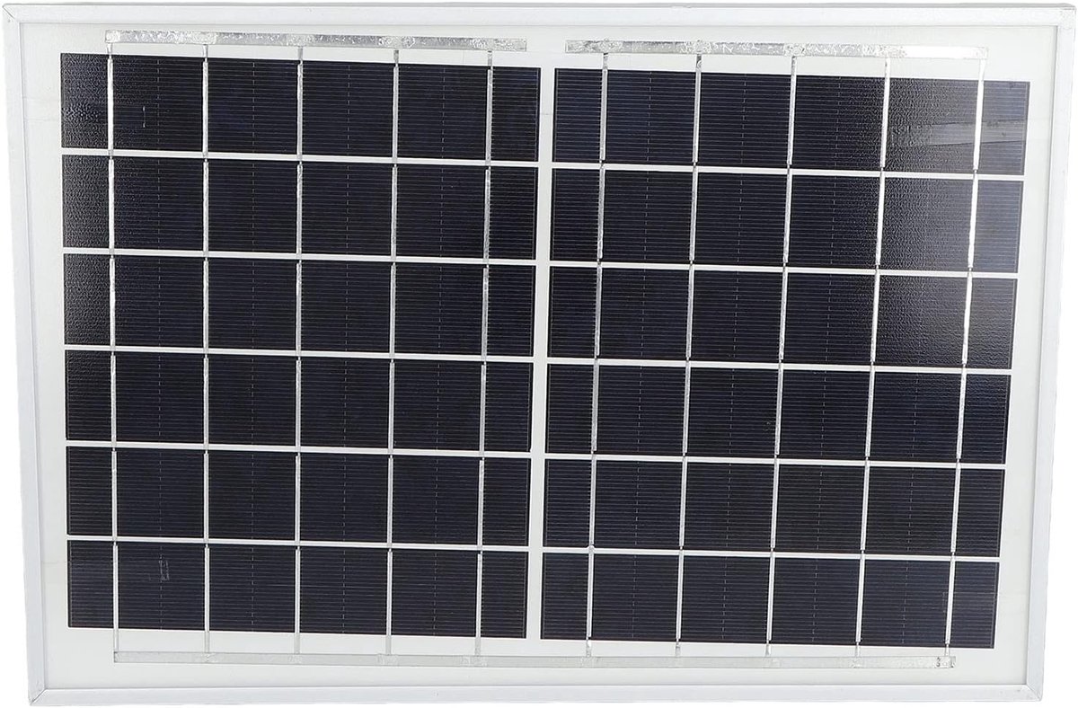 10W Zonnepaneel, 10W Zonne-energiepaneel 6V Zonnepaneeloplader voor Kleine Droogkampen, Zonnecontroller