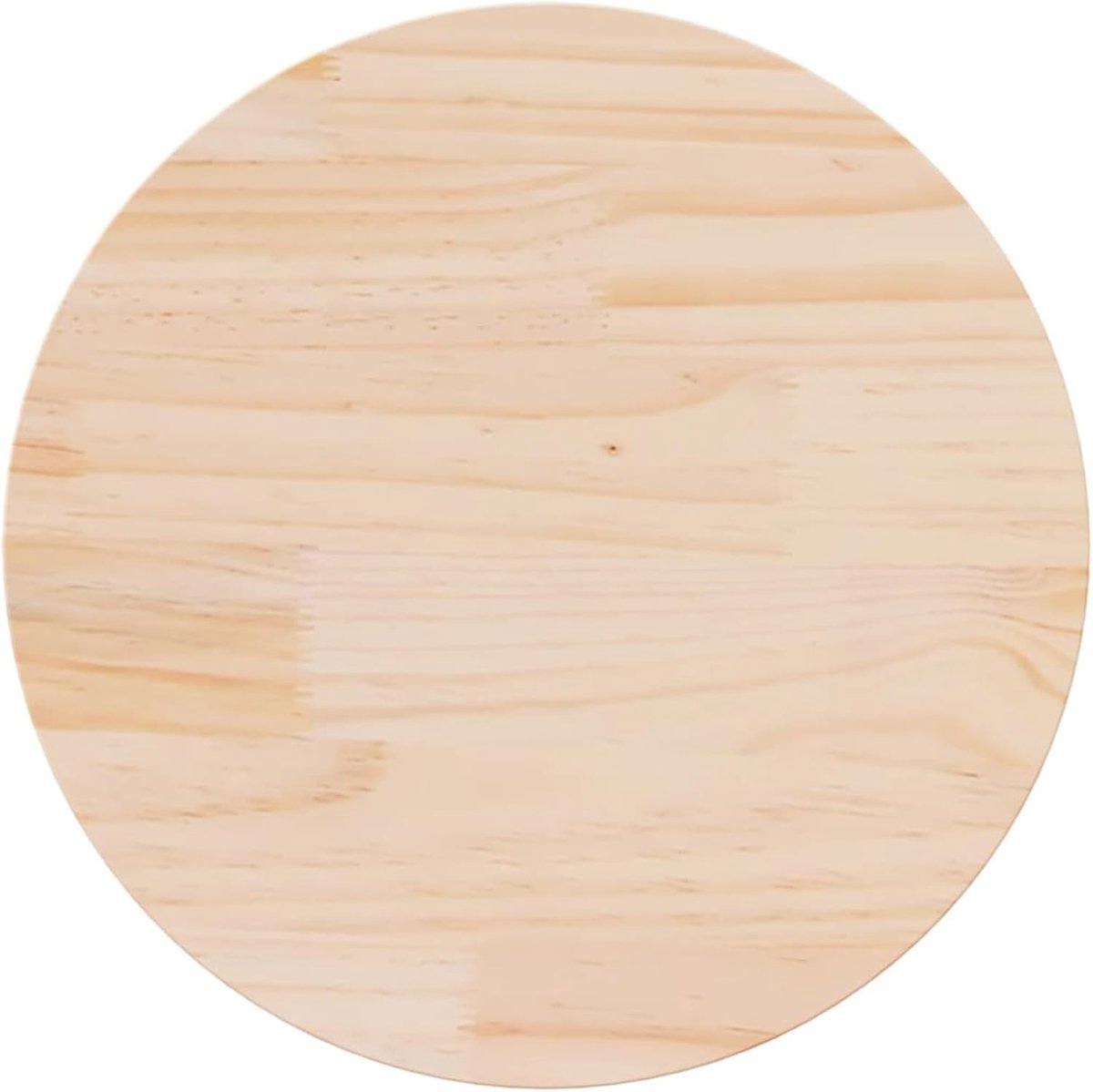 Tafelblad rond vervangend tafelblad houten plaat massief houten plaat houten plaat voor eettafel Ø60x2,5 cm massief grenen