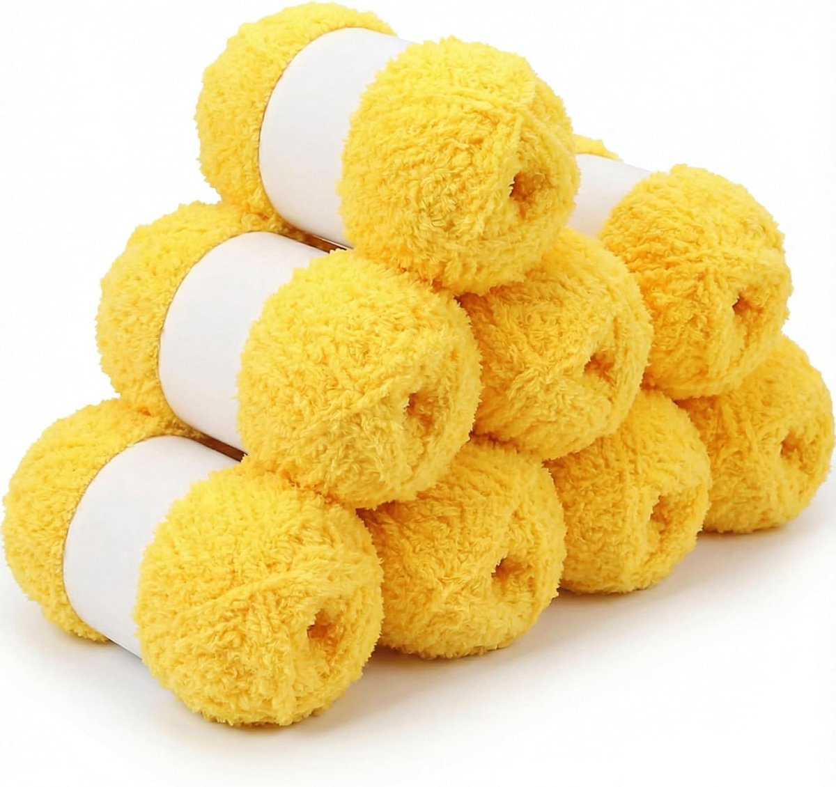 garen, set van 8 x 50 g, grof garen voor handbreien, dikke pluizige wol, zachte dikke wol voor gehaakte dekens, sjaals, hoeden, speelgoed, doe-het-zelf projecten (8 stuks