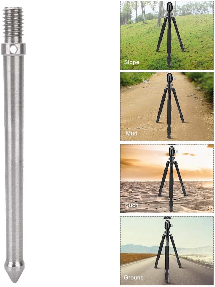 Spike Mount Adapter voor statief monopod met 3/8 inch schroefdraad Interface camera accessoires