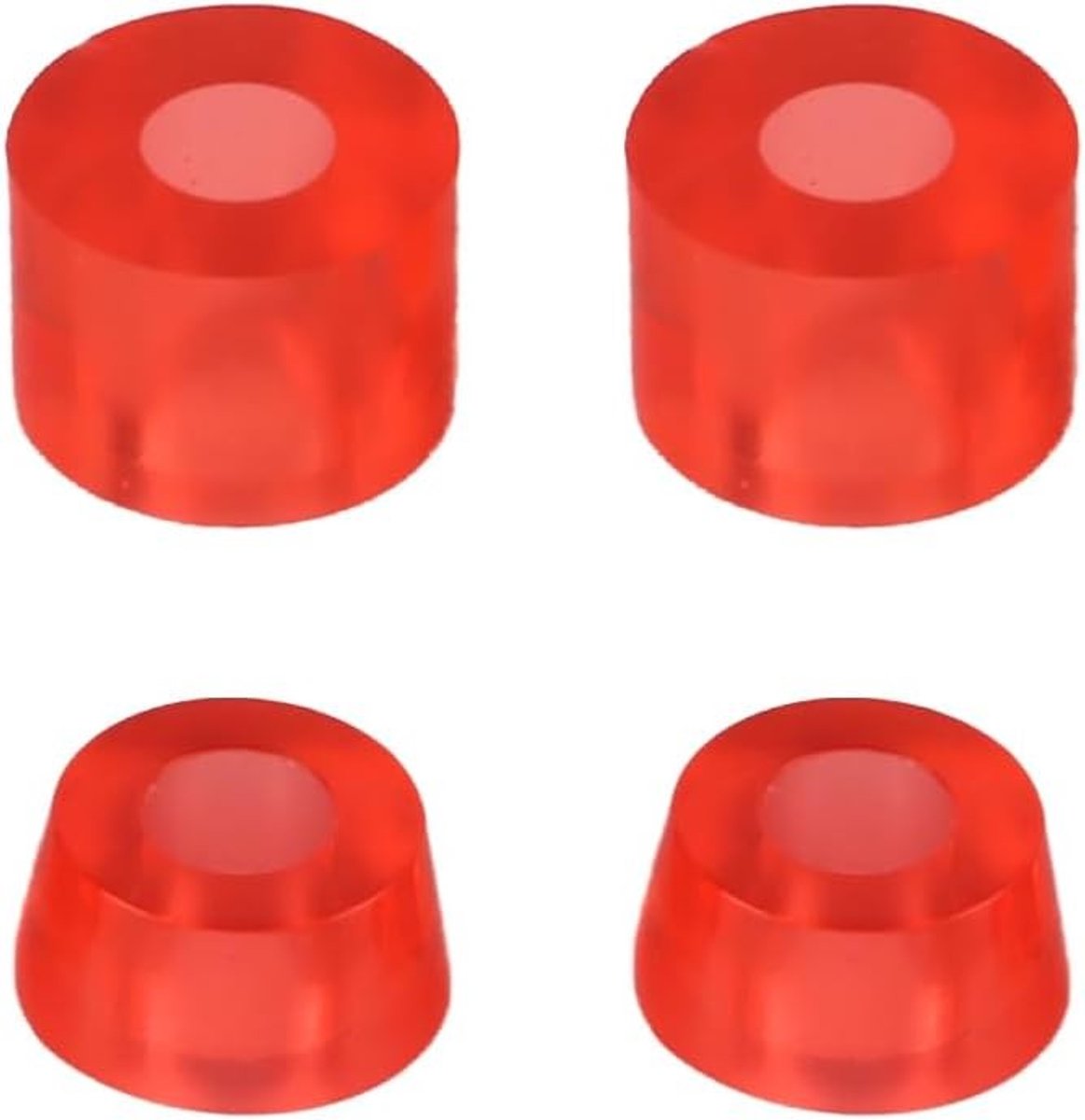 4-Pack Skateboard Bushings en Shock Pads voor Verbeterde Stabiliteit en Comfort tijdens het Skaten