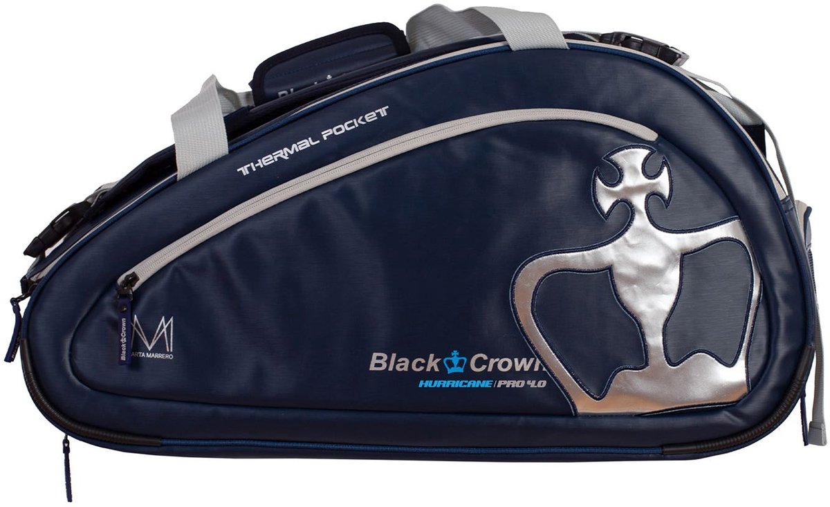 Padel Bag Black Crown Hurricane Pro 4.0 Navy Blue Bc007021