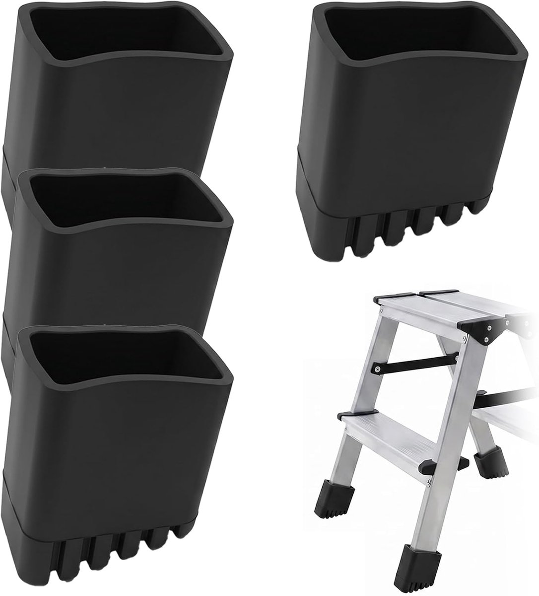 4 stuks trapladderpunt, 20 mm * 30 mm, verdikt en slijtvast - ShopVlot
