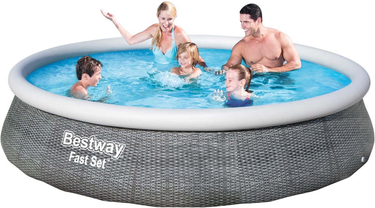 Bestway Inflatable pool with pump - Ø 396 x 84 cm