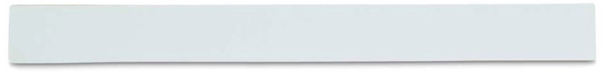 MAUL Metaalstrip MAULstandard Stalen plaat metaal zelfklevende schuimlaag 50 x 5 x 0.15 cm wit