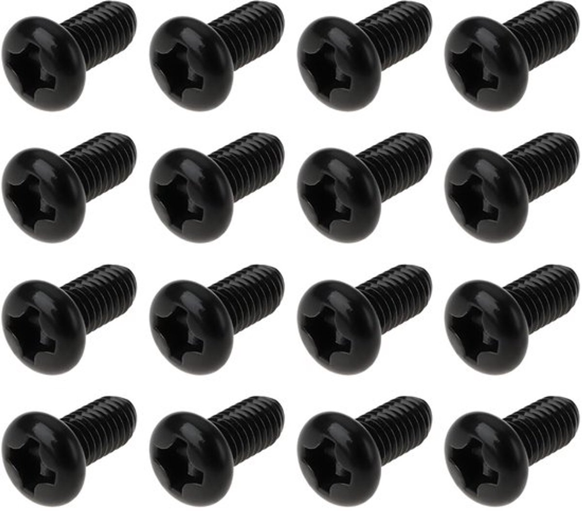 Dailygoods- Schroeven 100 Stuks - M3 6mm - Metalen Schroeven - Pozidriv Pan Head