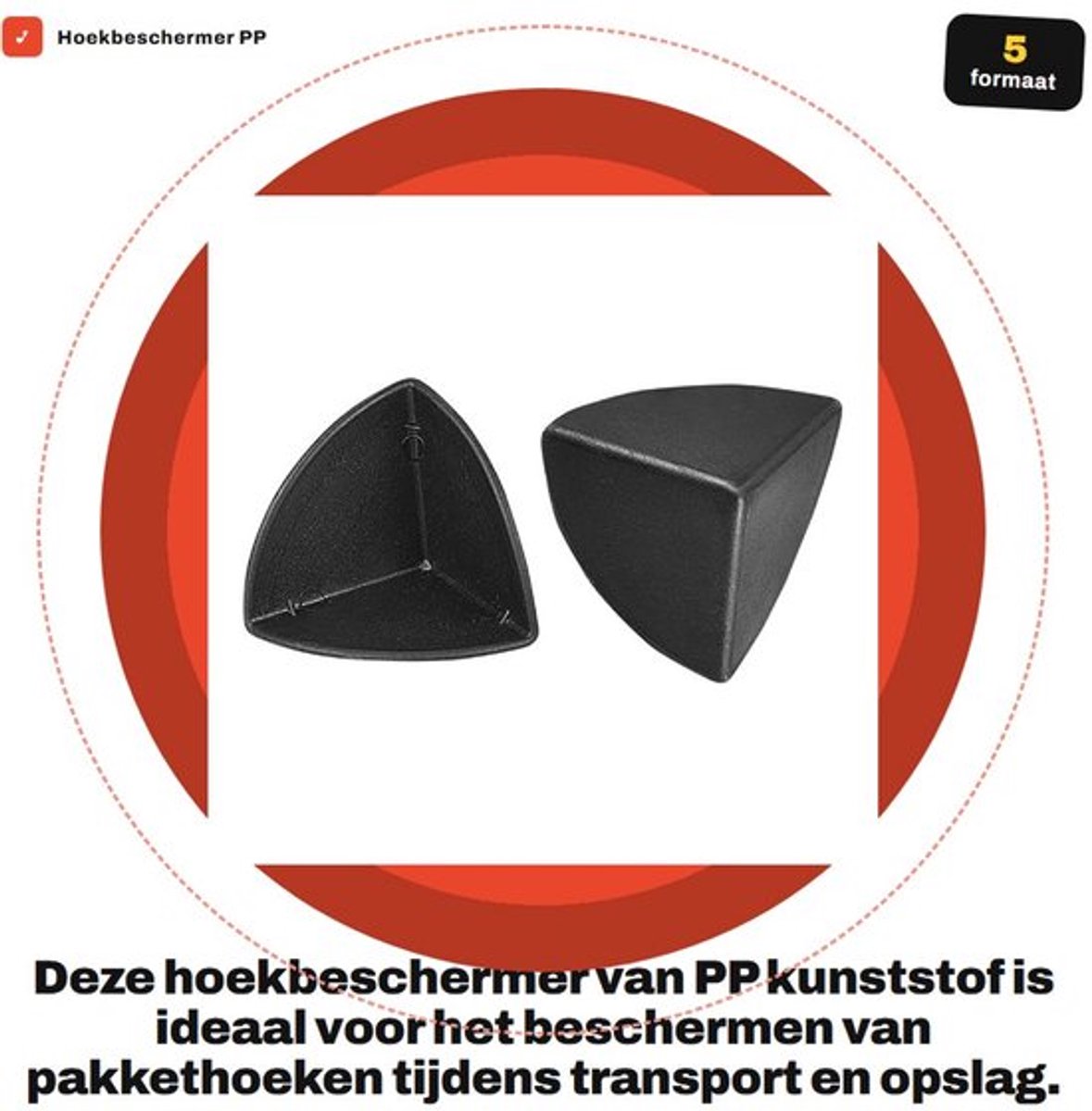 Dailygoods- Hoekbeschermer PP kunststof 3,5 cm - 24 Stuks - Bescherming voor