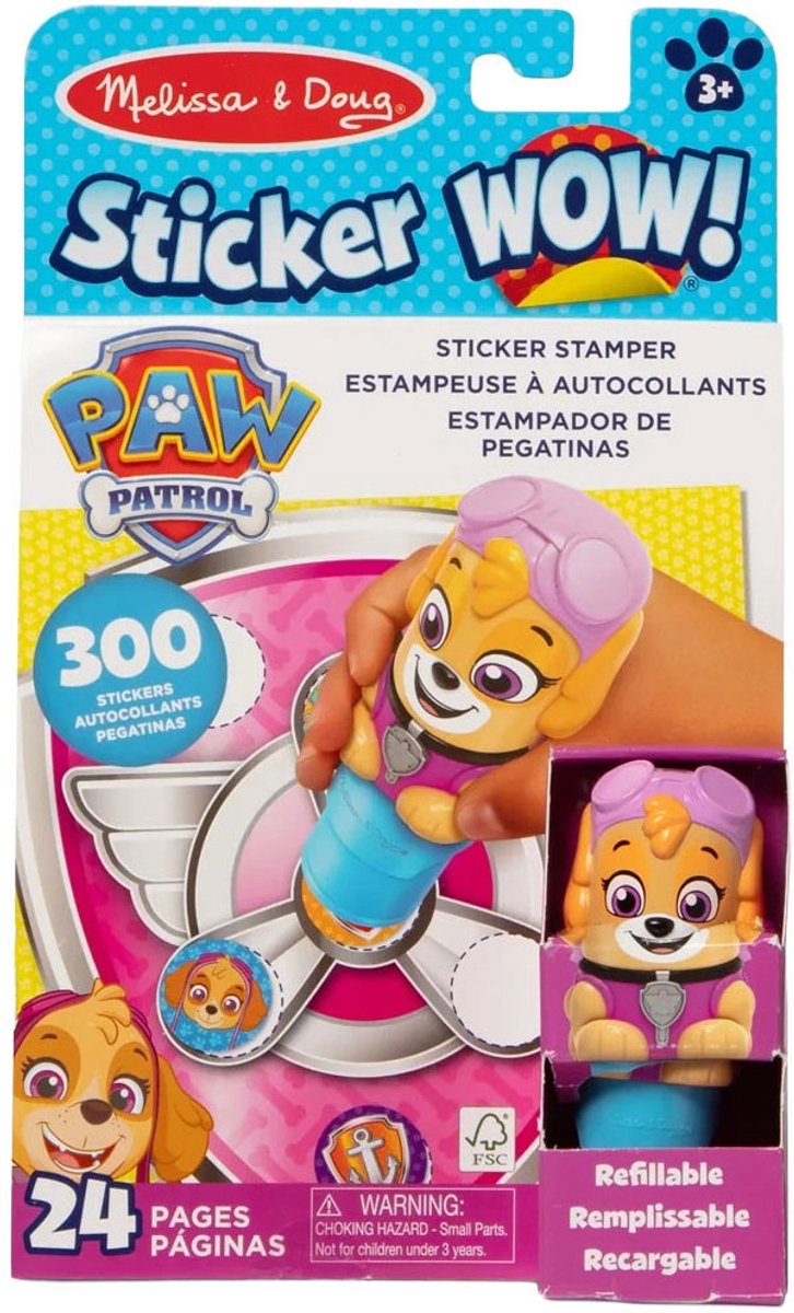 Melissa & Doug – Sticker Wow! - PAW Patrol - Skye — cadeau in Spellen & Speelgoed - foto 7