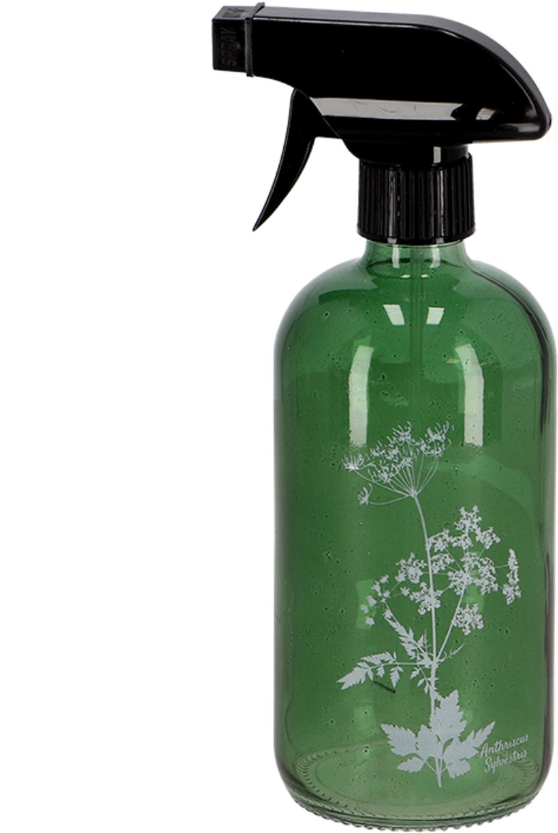 Esschert Design spuitfles S groen met motief fluitenkruid 0,5 liter