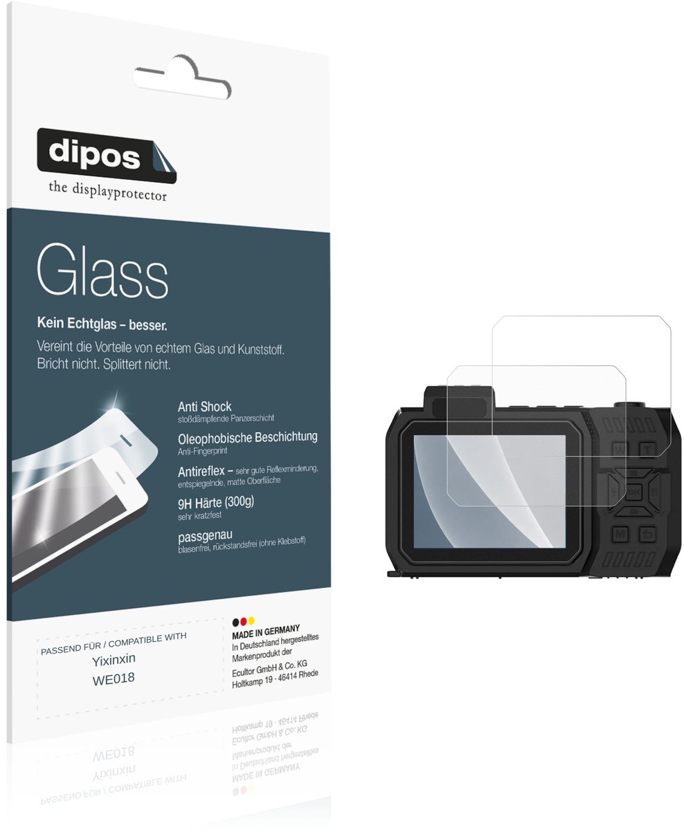 dipos – 2x Matte Pantserfolie geschikt voor Yixinxin WE018 | 9H Screenprotector