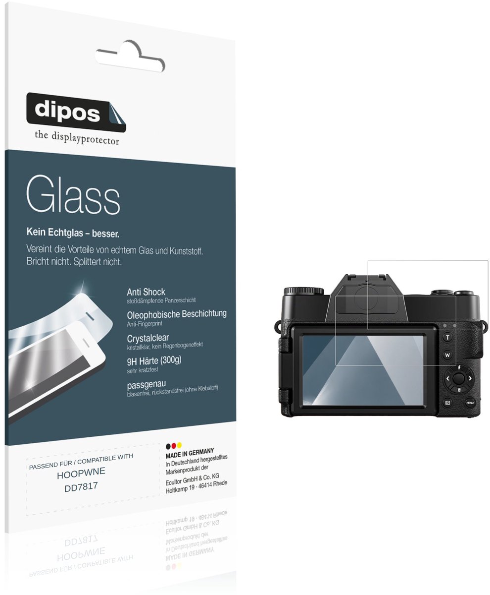 dipos – 2x Pantserfolie geschikt voor HOOPWNE DD7817 | 9H Screenprotector