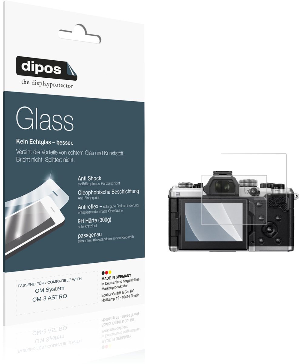 dipos – 2x Matte Pantserfolie geschikt voor OM System OM-3 ASTRO | 9H Screenprotector