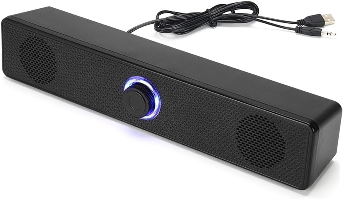 Draadloze Soundbar Speaker voor Thuisbioscoop met Volume Controle, Diepe Bass voor Projector, Laptop en TV