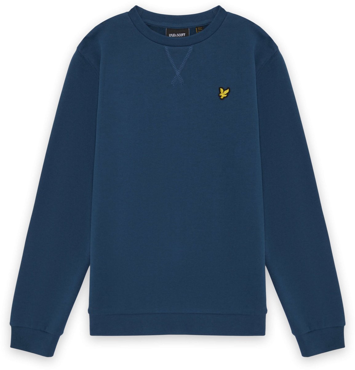 Lyle & Scott Crew Neck Sweatshirt Truien & Vesten Jongens - Sweater - Hoodie - Vest- Donkerblauw - Maat 128/134