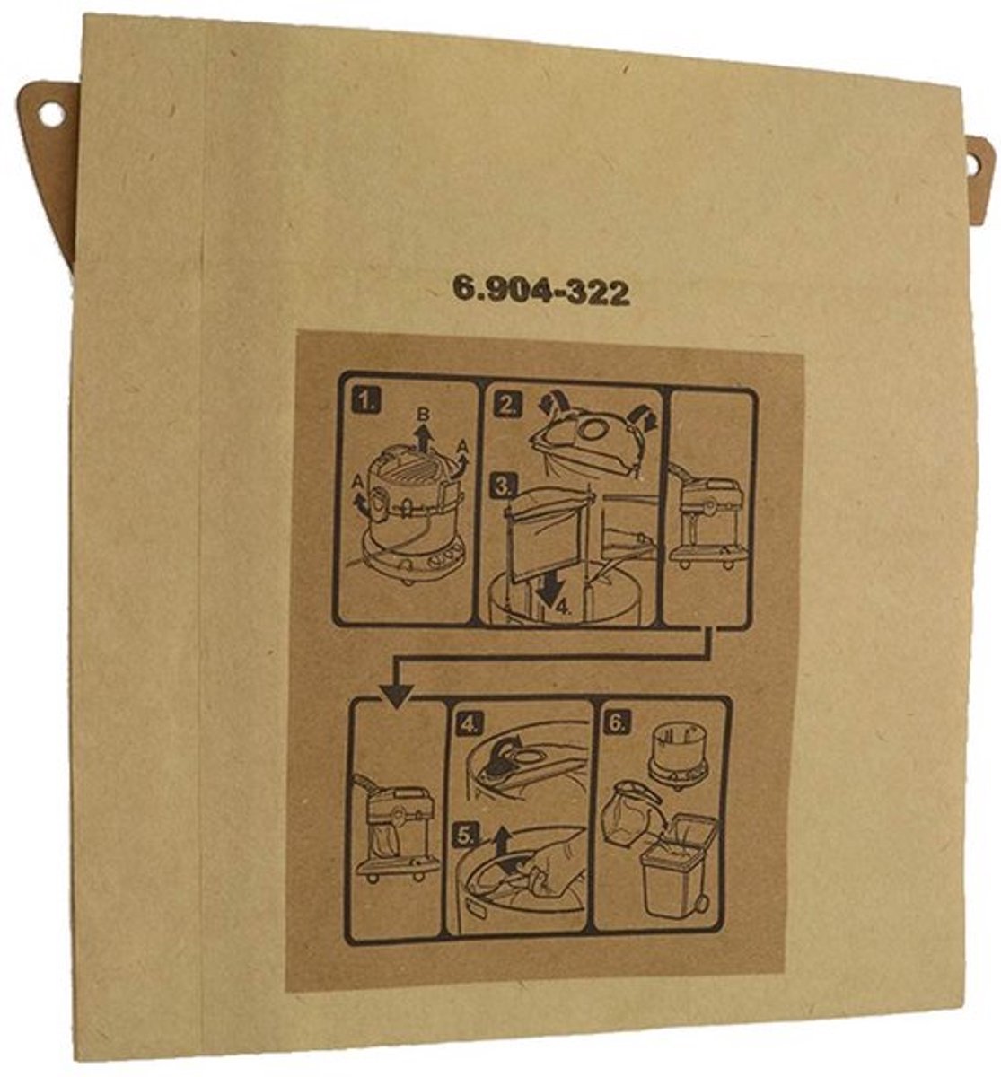 Solidchoice - Dailygoody - Stofzuiger Tassen - Vervangingszakken - Wegwerp - Papier