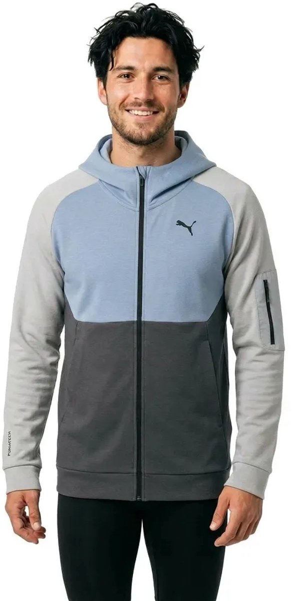 Puma Tech Sweatshirt Met Rits Grijs M Man