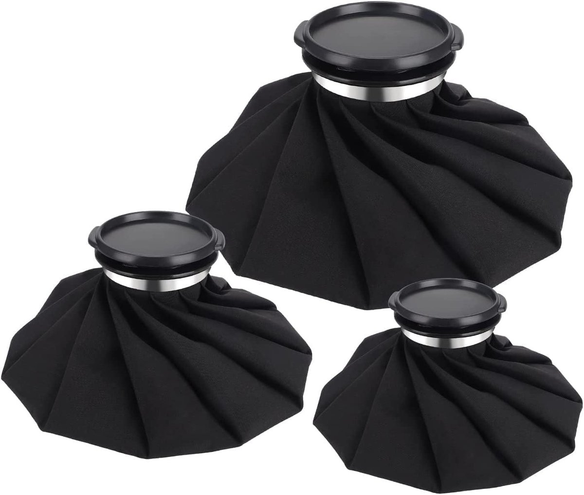 Koelzakken voor Enkels en Knieën, Herbruikbare Pakketten van 3, Pijnverlichting voor Nek, Hoofd en Rug