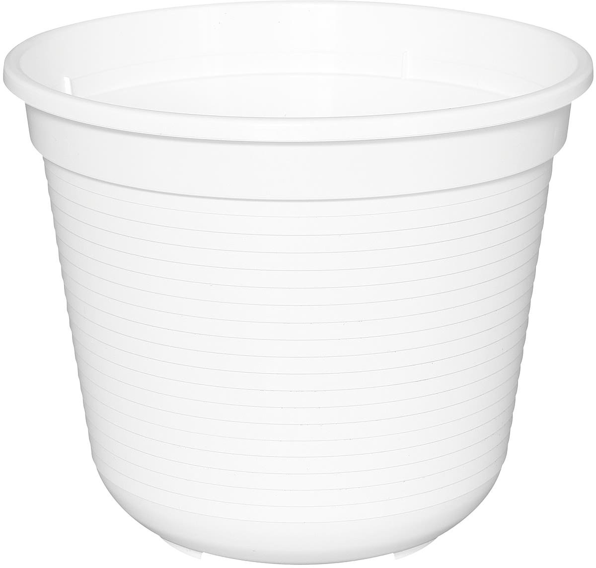 Geli Bloempot STANDARD Wit Ø 18 cm - Kunststof