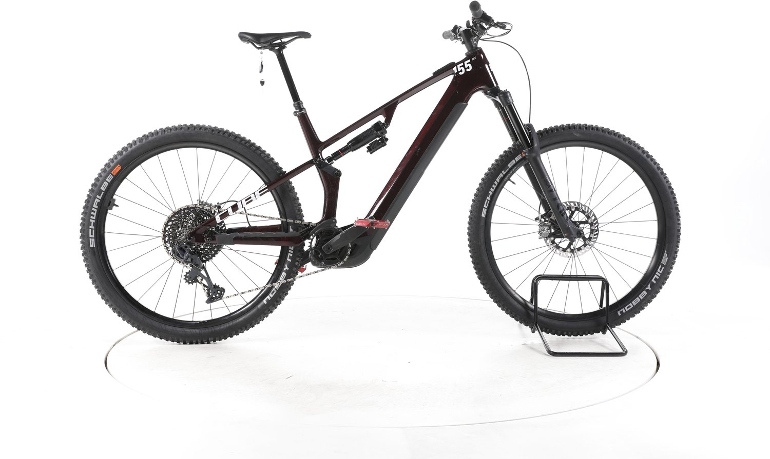 Cube Stereo Hybrid ONE55 C:68X SLX Elektrische full-suspension mountainbike Accu