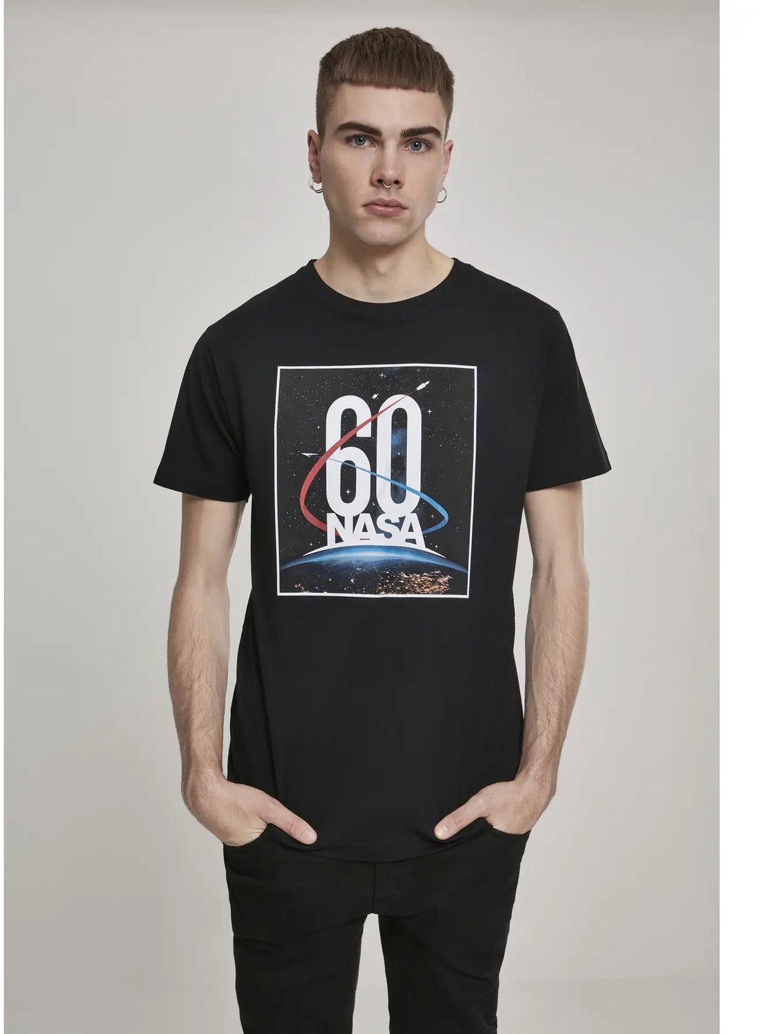 T-shirt Mister Tee 60th anniverary Zwart