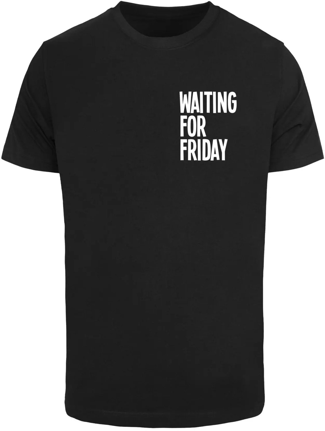 T-shirt met ronde hals Mister Tee Waiting For Friday Heidegrijs