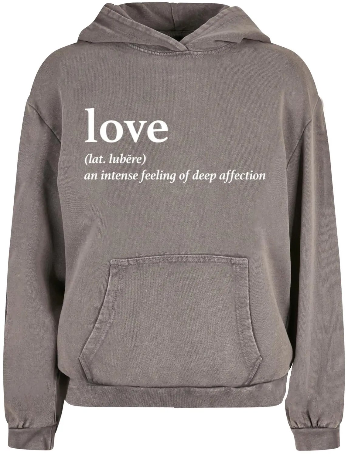Dames Hoodie Mister Tee Love Definition Acid Asfalt