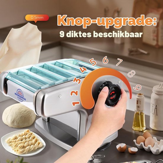 Automatische pastamachine - 9 diktestanden - 4 messen — afbeelding 4