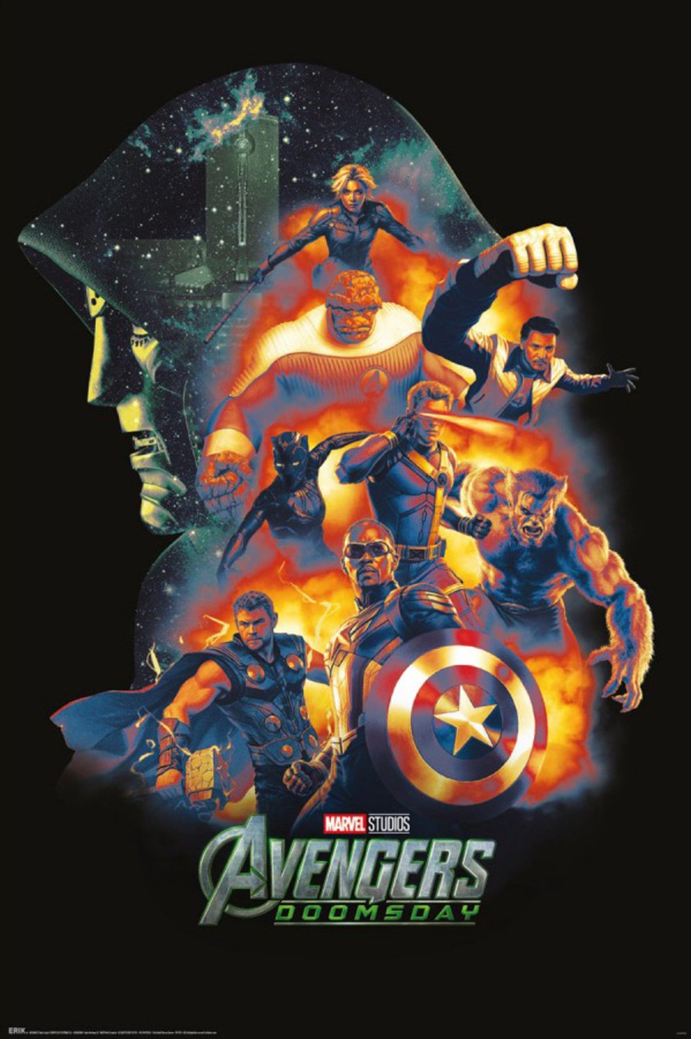 Grupo Erik Poster Marvel - Avengers - Doomsday - Characters 61x91,5cm Divers