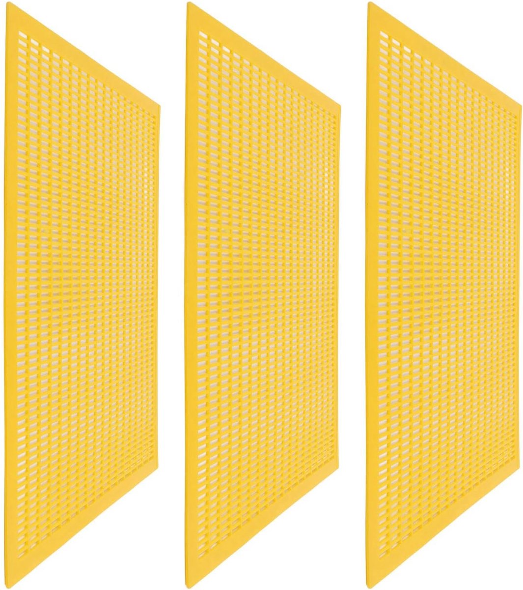 3 Stuks Plastic Bee Queen Protect Excluder Trapping Grid Net Tool Bijenteelt Gescheiden Bee Queen Board Geel Praktisch voor Imker Verstandig voor Hen Om Te Beslissen Schone