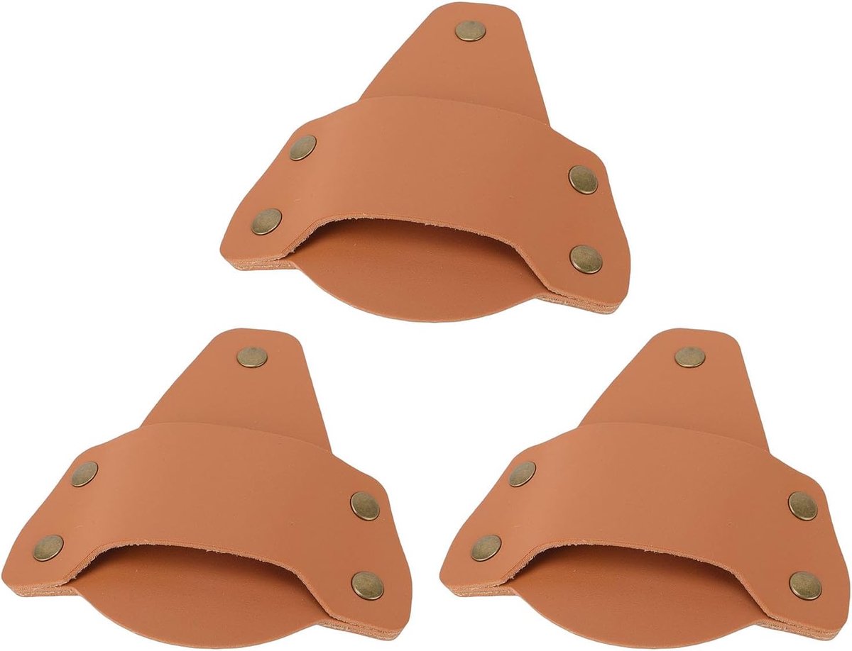 Gereedschapszaklampholster, PU Lederen Riemhouder voor Mag Tac CR123, PolyTac 88850, Fenix ​​PD35 Zaklampen, 1,75" Brede Riemen, Veilige, Nachtverkenning, Geschikt met (Bruin)