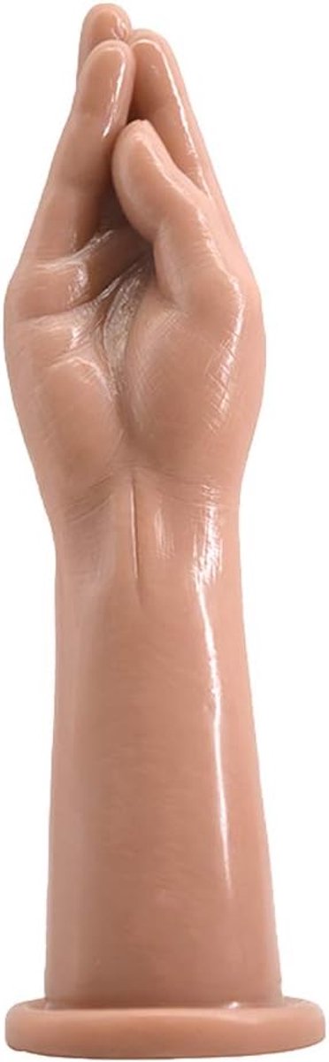 Anale dildo met zuignap hand dildos anaal seksspeelgoed voor vrouwen lesbische mannen vuistmasturbator 30 cm lang (vlees)