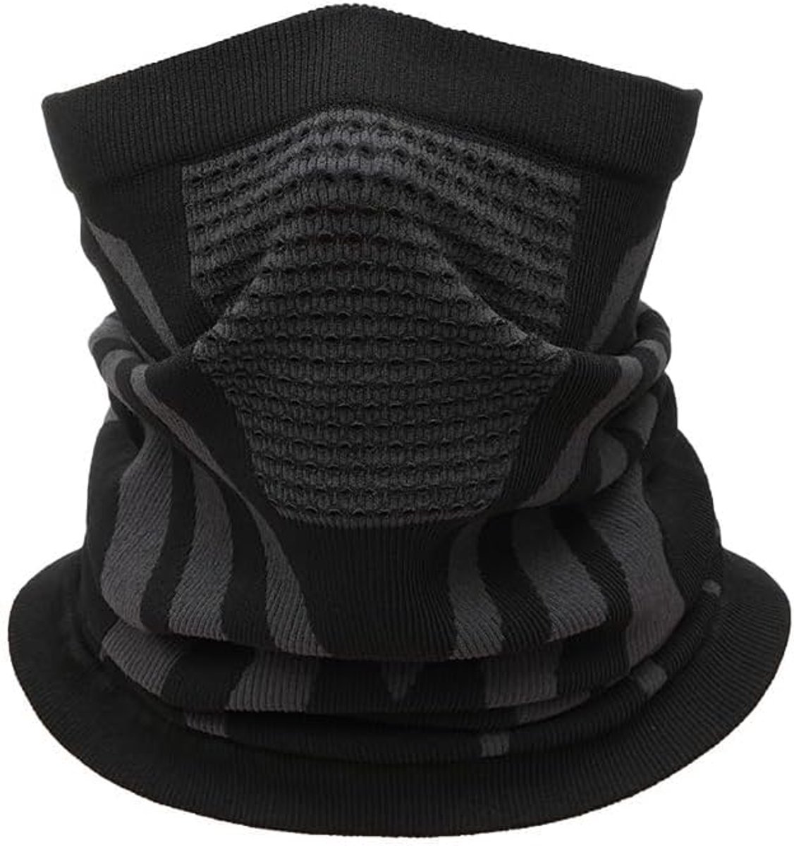 Snoods Gezichtsbedekkingen Winter Neck Warmer Neck Gaiter Multifunctionele Winter Neck Gaiter Winddicht Gezichtssjaal met mond Ademend voor Skiën Fietsen Sport One Size (Grijs)