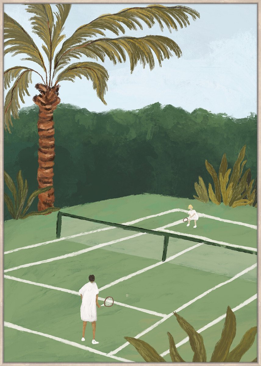 Schilderij 60x80cm Match Point