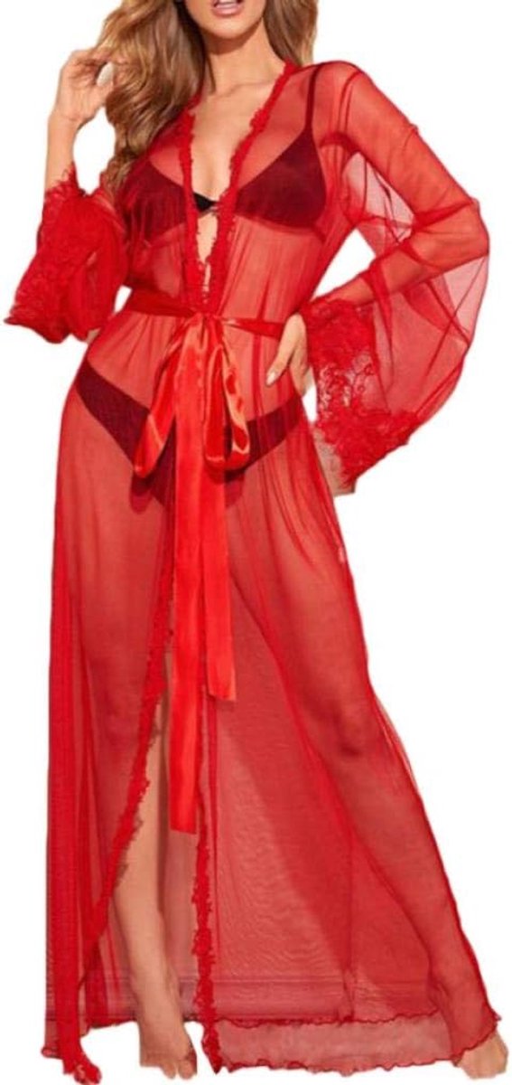 Babydolls, nachtjaponnen & negligés dames Erotische dames sexy kanten lingerie porno perspectief sexy ondergoed plus size sexy vrouwen kostuums