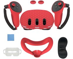12-delige VR-siliconenhoes, siliconen hoesset Controller Grip Covers, Face Cover, VR Shell Cover voor Meta-Quest 3/Oculus