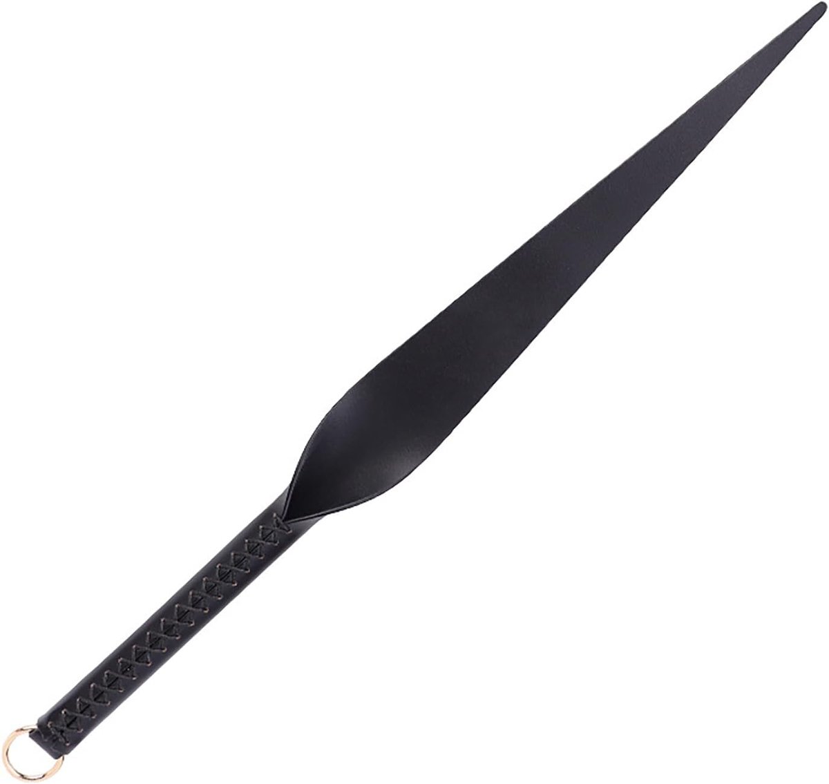 Zweep SM Bondage Paddle Leer Spanking Zwepen Bondage Flogger Fetisj Seksspeeltjes Voor Koppels Seks (Black,Pointed)
